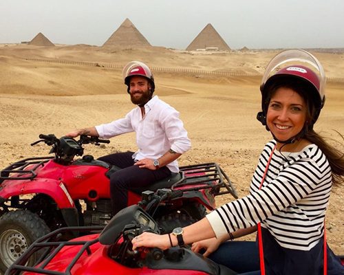 Quad Bike In Giza Pyramids