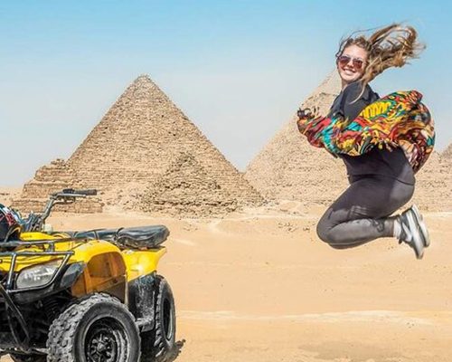Quad Bike In Giza Pyramids