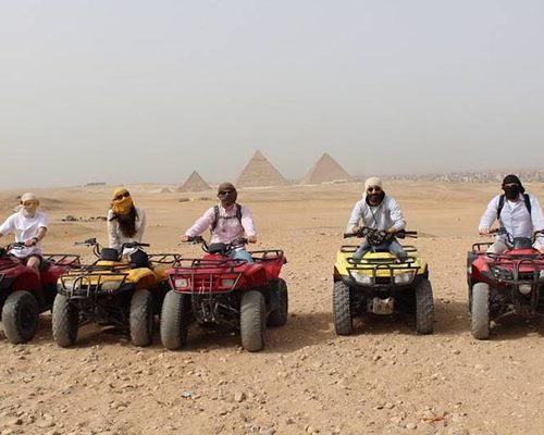 Quad Bike In Giza Pyramids